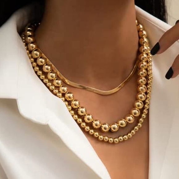 3PC Trendy Necklace Set - Picture 2 of 8